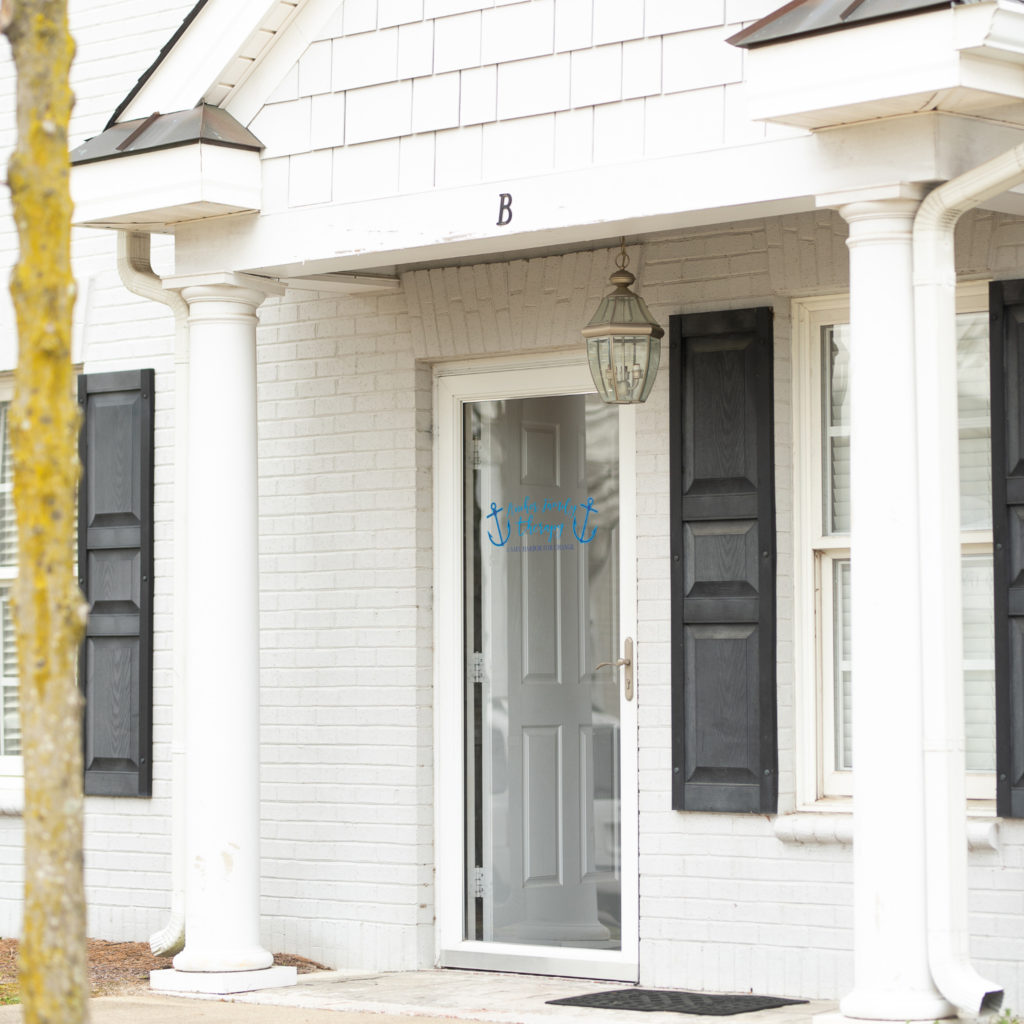 Front door of Wilson office.