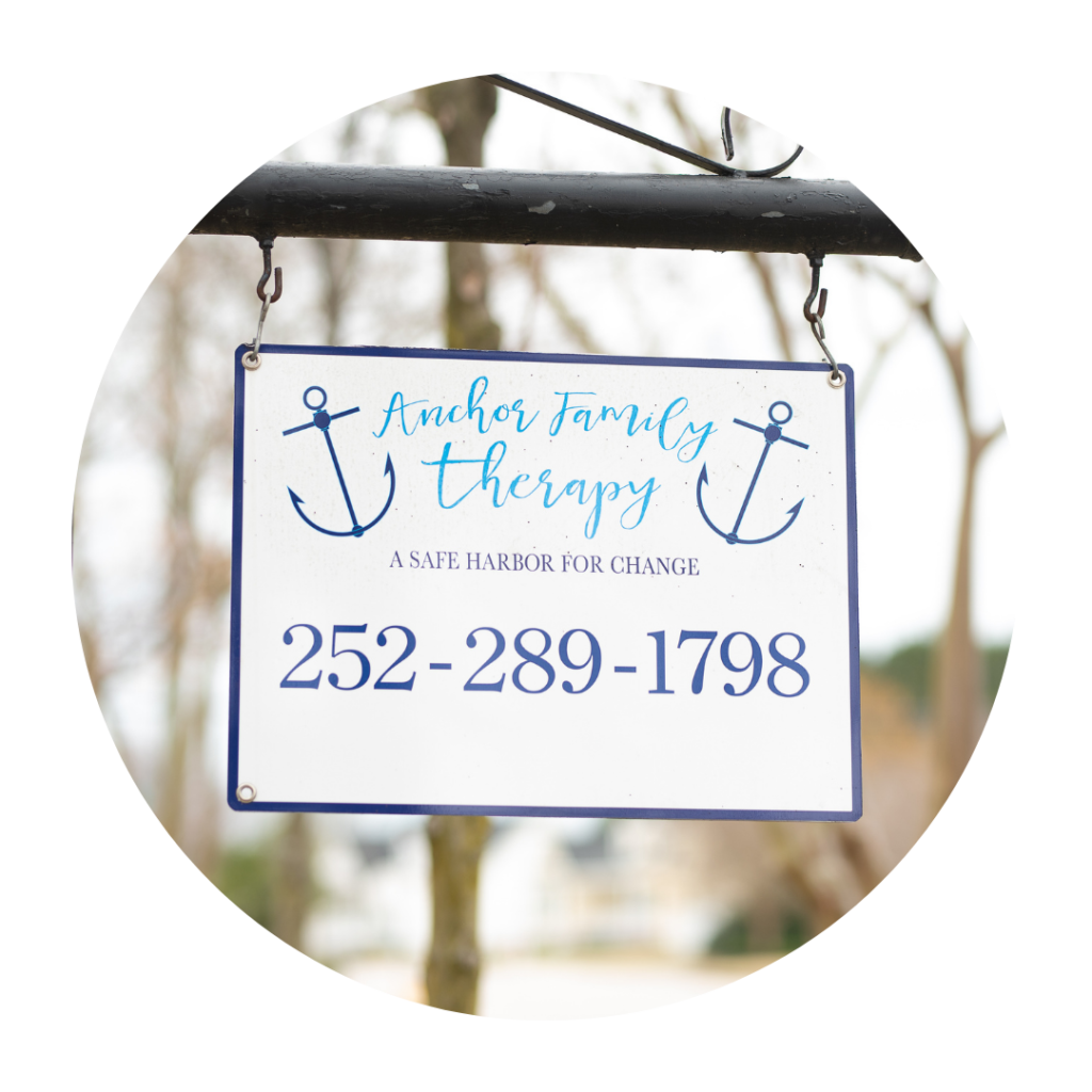 Anchor Family Therapy sign.