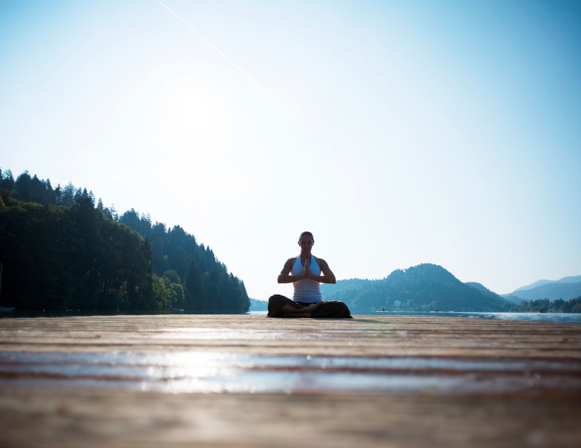 Woman doing yoga
