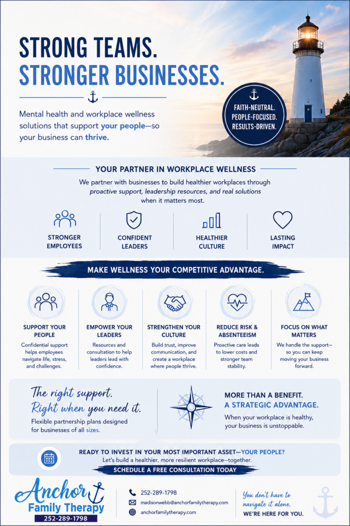Flyer with text about building teams